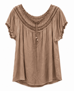 Bluse - 9005-2-4 - Camel - Italy Moda