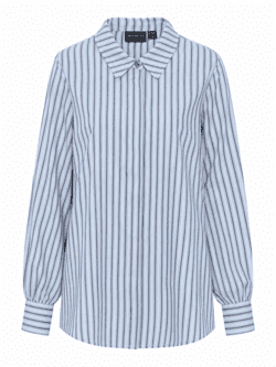 Skjorte - 320-60036 - Stribet/Lyseblå - Brandtex