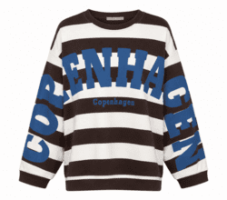 Sweatshirt - Nerina - Brun/Blå - MARTA du Château