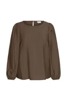 Bluse - KCgila - Brun - KAFFE curve
