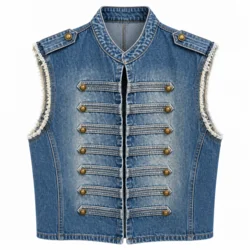 Vest - Holiday - Denim - MARTA du chateau