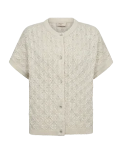 Vest - Strik - FQcathy - Sand - FREEQUENT