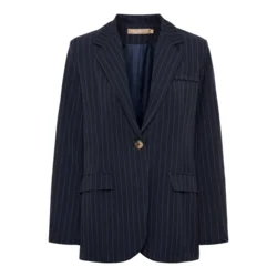 Blazer - Dusk - Navy/Nålestribet - MARTA du Chateau