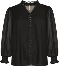Bluse - Leanna - Sort - Cassiopeia