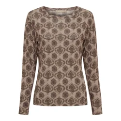 Bluse - Elissa - Brun/Beige - Marta du Château