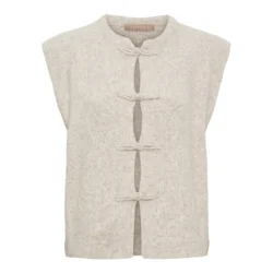 Vest - Strik - Celestia - Beige - Marta du Château
