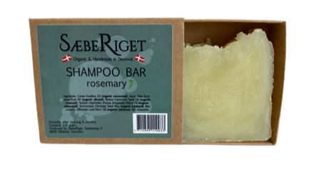 Shampoo bar Rosmary 100 gram 110-03 SæbeRiget