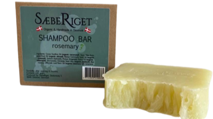 Shampoo bar - Rosemarin - 100 gram - SæbeRiget