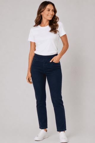Bukser - Angelika Jump In Rom - Dark Blue - Anna Montana
