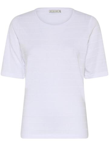 T-shirt - Basic Cotton Mix - Hvid - Micha