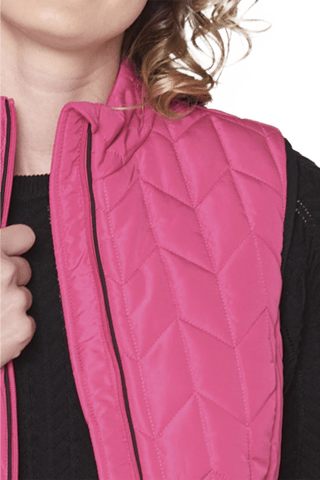 Vest - Quilt - Pink - Brandtex