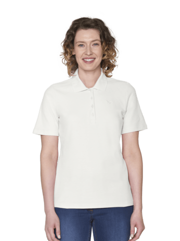 Polo T-shirt - Hvid - Brandtex