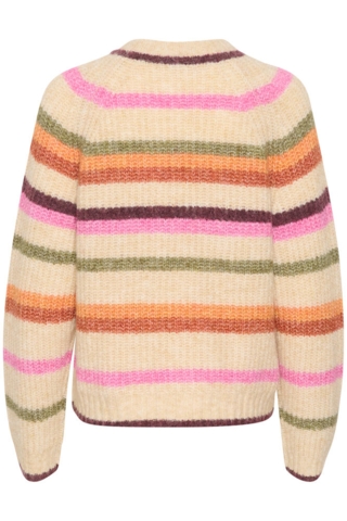 Pullover - Strik - CUpinto Kimmy - Sand w/Stripes - Culture