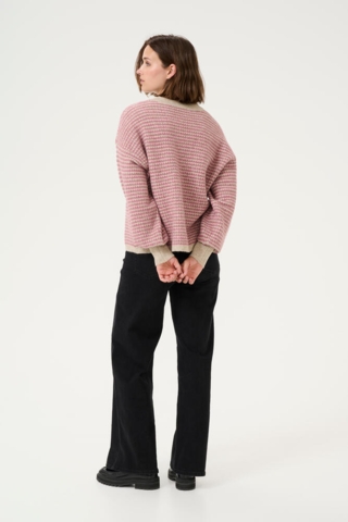 Pullover - Strik - KAellery - Gray/Rose - Kaffe