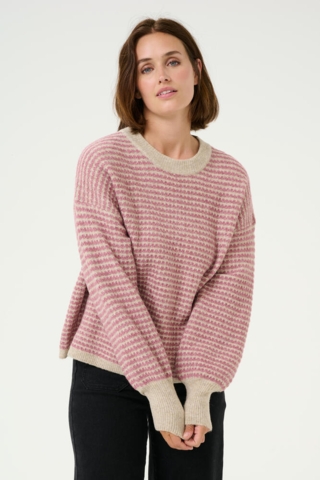 Pullover - Strik - KAellery - Gray/Rose - Kaffe