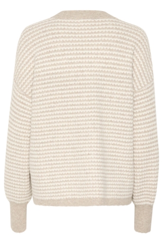 Pullover - Strik - KAellery - Gray/Chalk - Kaffe