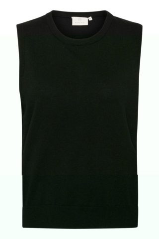 Vest - Strik - KAlizza - Black Deep - Kaffe