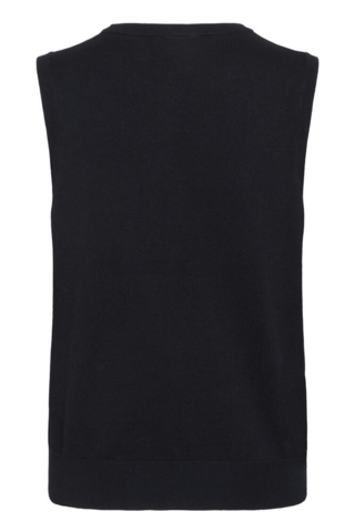 Vest - Strik - KAlizza - Black Deep - Kaffe