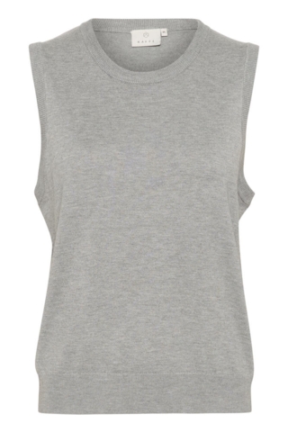 Vest - Strik - KAlizza - Grey Melange - Kaffe