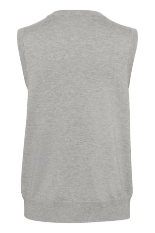 Vest - Strik - KAlizza - Grey Melange - Kaffe