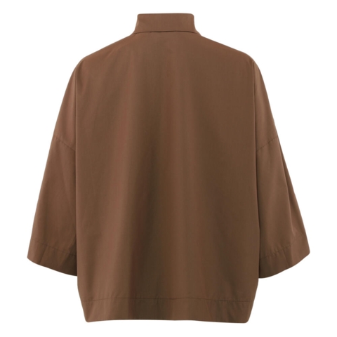 Skjortebluse - Klara - Brown - Continue