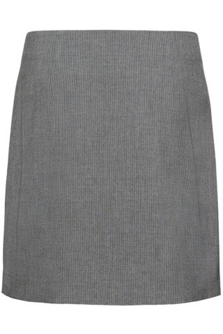 Nederdel - KAellie - Grey Melange/Chalk Stripe - Kaffe