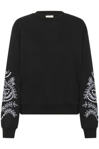 Sweatshirt - KAvivian - Black Deep - Kaffe
