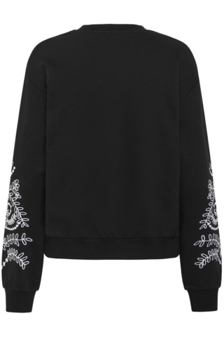 Sweatshirt - KAvivian - Black Deep - Kaffe