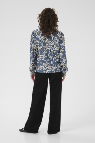 Bluse - KAdahlia - Bering Sea/White Paisley - Kaffe