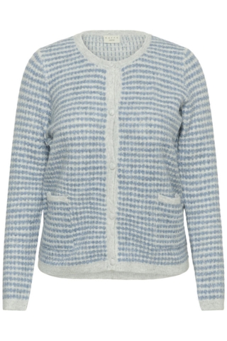 Cardigan - Strik - KCelanna - Light GreyM/Windward Structure - Kaffe Curve