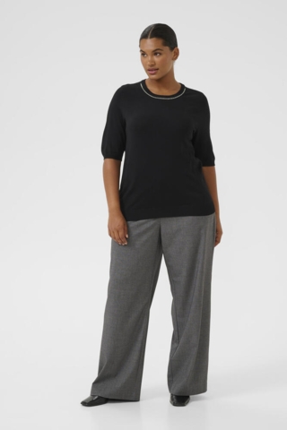 Pullover - Strik - KCcarla - Black Deep - Kaffe Curve