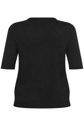 Pullover - Strik - KCcarla - Black Deep - Kaffe Curve