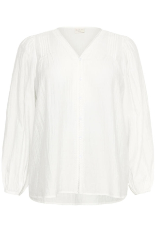 Bluse - KCmirana - Chalk - Kaffe Curve
