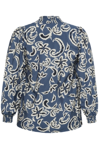 Bluse - KCmahlia - Bering Sea/White Paisley - Kaffe Curve
