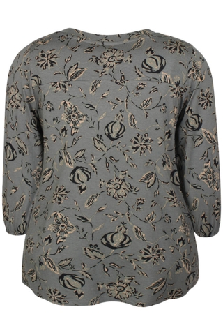 Bluse - Sylva - Stone Green - Zhenzi