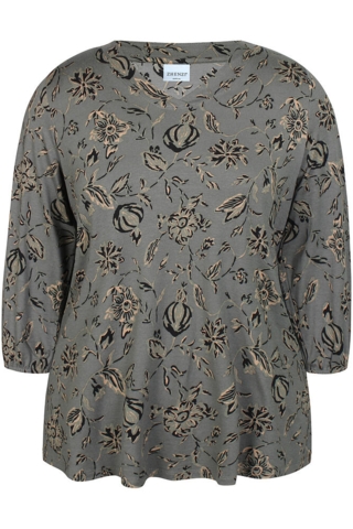 Bluse - Sylva - Stone Green - Zhenzi