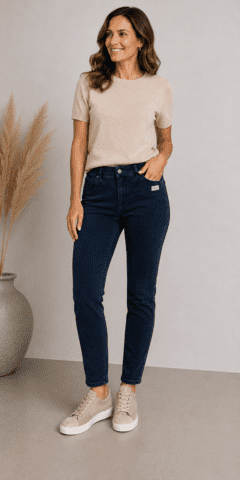 Jeans - Angelika Oslo - Stone Wash - Anna Montana