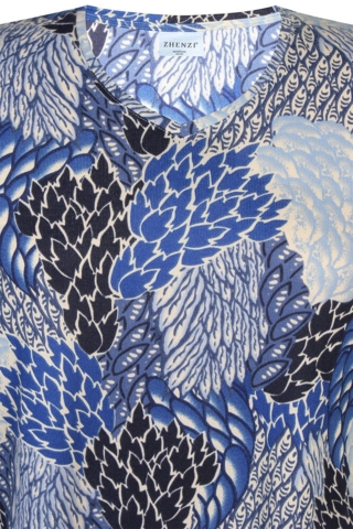 Bluse - Ainsley - Blå - Zhenzi
