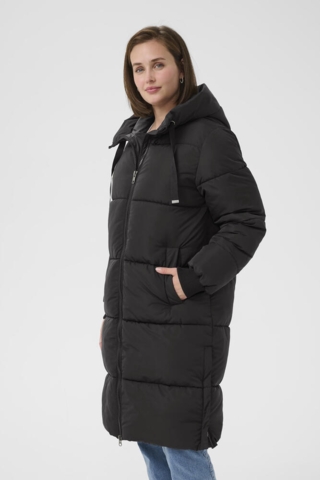 Frakke - KAnika - Black Deep - Kaffe