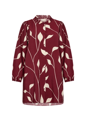 Lang Skjorte - WA-Nelly 2 - Bordeaux - Wasabi Concept