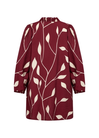 Lang Skjorte - WA-Nelly 2 - Bordeaux - Wasabi Concept