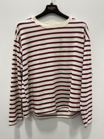 Langærmet T-Shirt - MdcKara - Bordeaux - Marta du Château