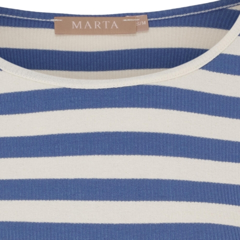 Langærmet T-shirt - MdcBegonia - Fiordo - Marta du Château