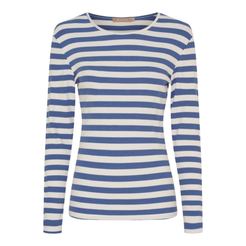 Langærmet T-shirt - MdcBegonia - Fiordo - Marta du Château