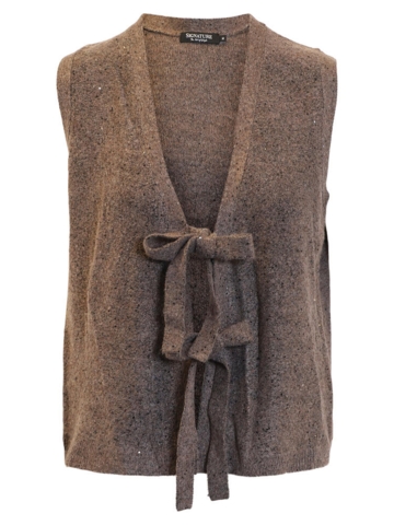 Vest - Strik - Pailletter - Signature