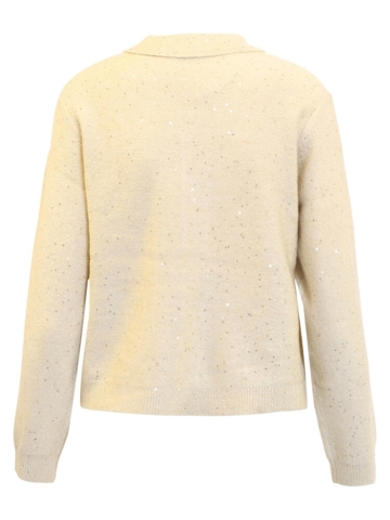 Cardigan - Strik - Creme/Glimmer - Signature