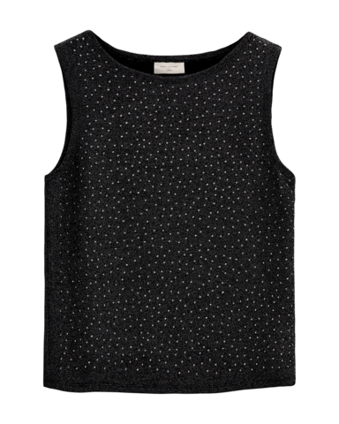 Top - FQViska - Black W. Silver - FREEQUENT