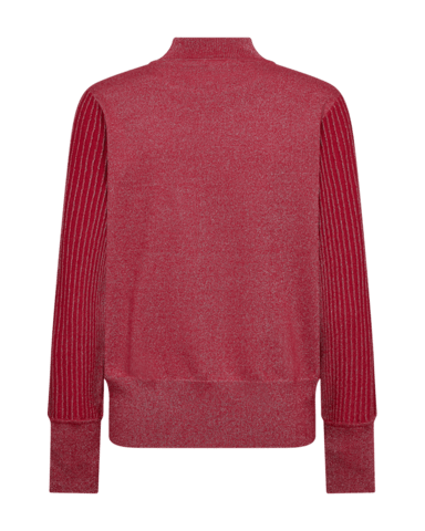 Pullover - Strik - FQBisolo - Chili Pepper W. Silver - FREEQUENT