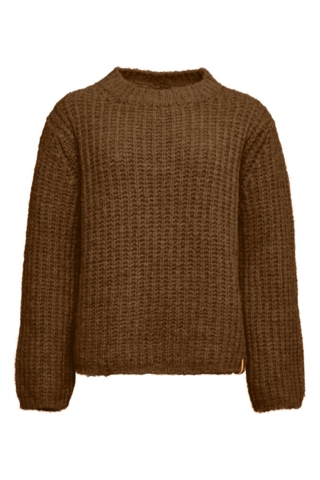 Pullover - Strik -  Kaffetid - Brown -  Lene Beier X Lind