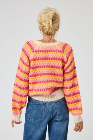 Pullover - Strik - Solstrejf - Pink - Lene Beier X Lind